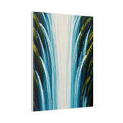 Vertical Cascade Flow Abstract Wall Art & Canvas Prints