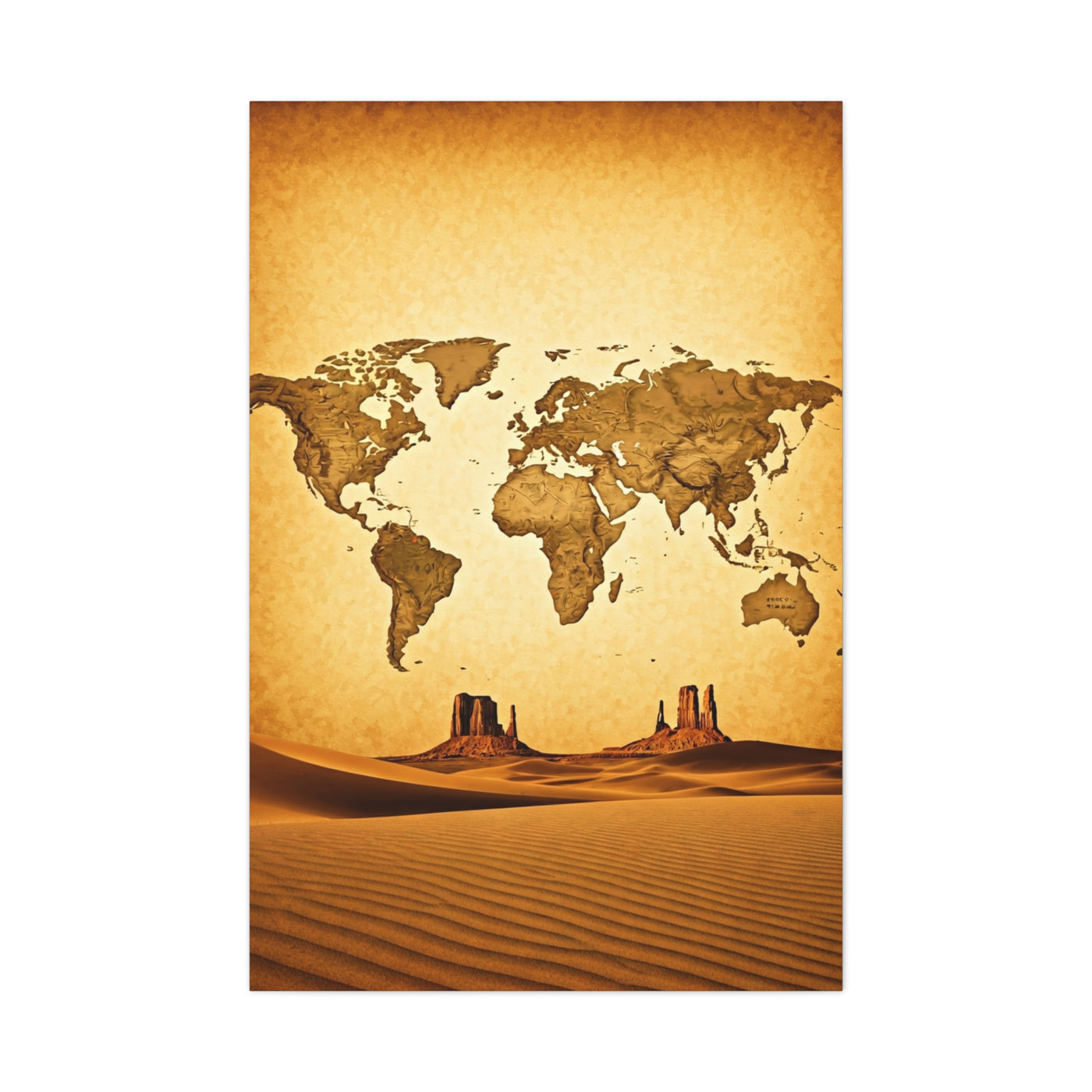 Old World Exploration Map Wall Art & Canvas Prints
