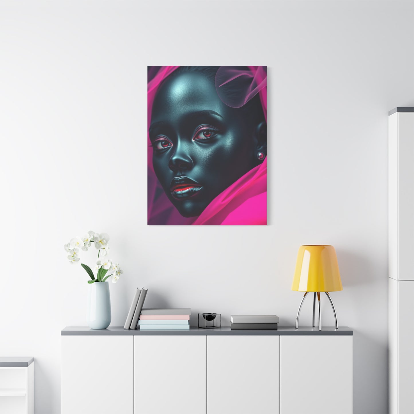 Supreme Black & Pink Art Beautiful Collection Wall Art & Canvas Print