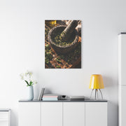 Rustic Herb Mortar and Pestle Wall Art & Canvas Print