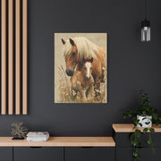 Mare and Foal Tender Bond Wall Art & Canvas Print