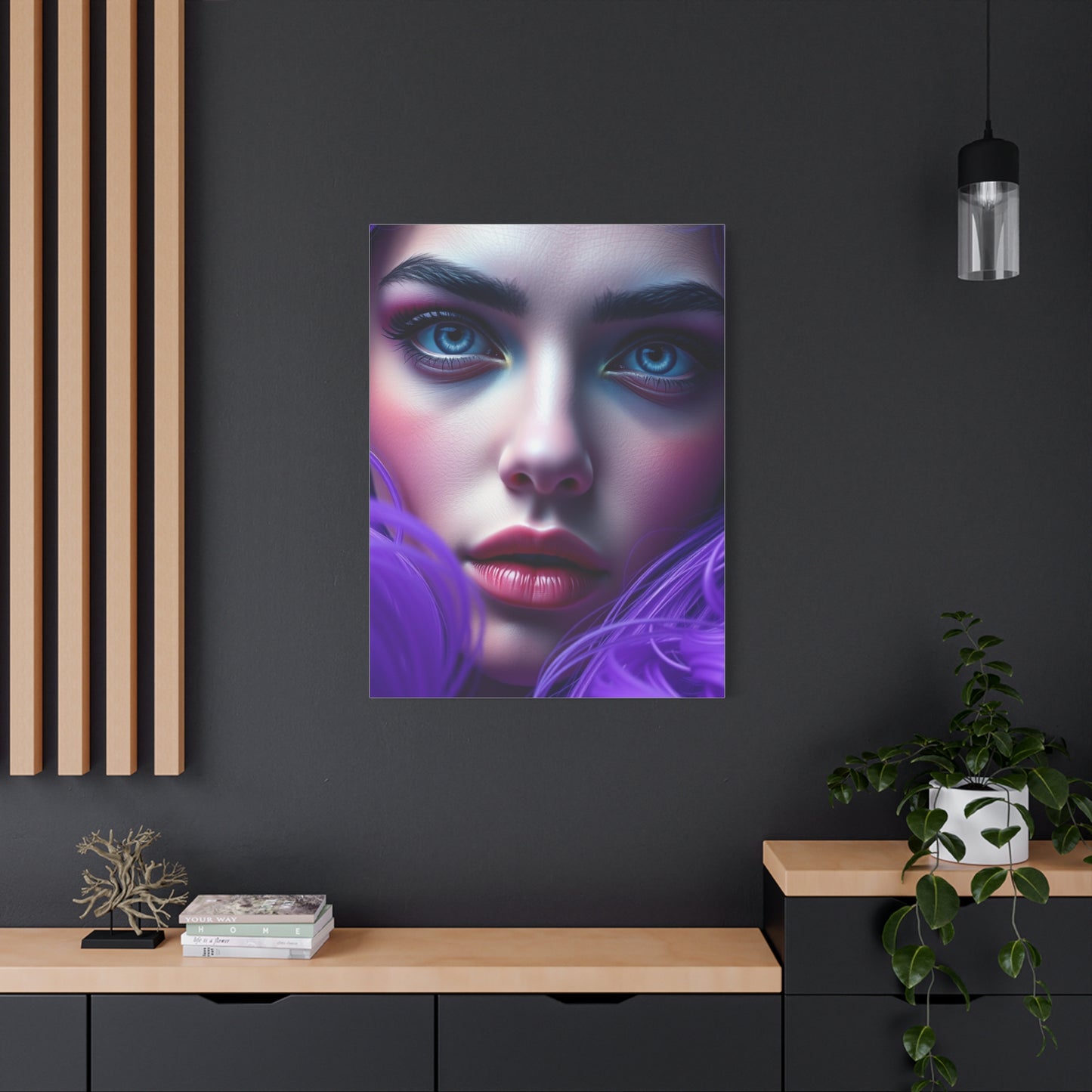 Amethyst Elegance Wall Décor