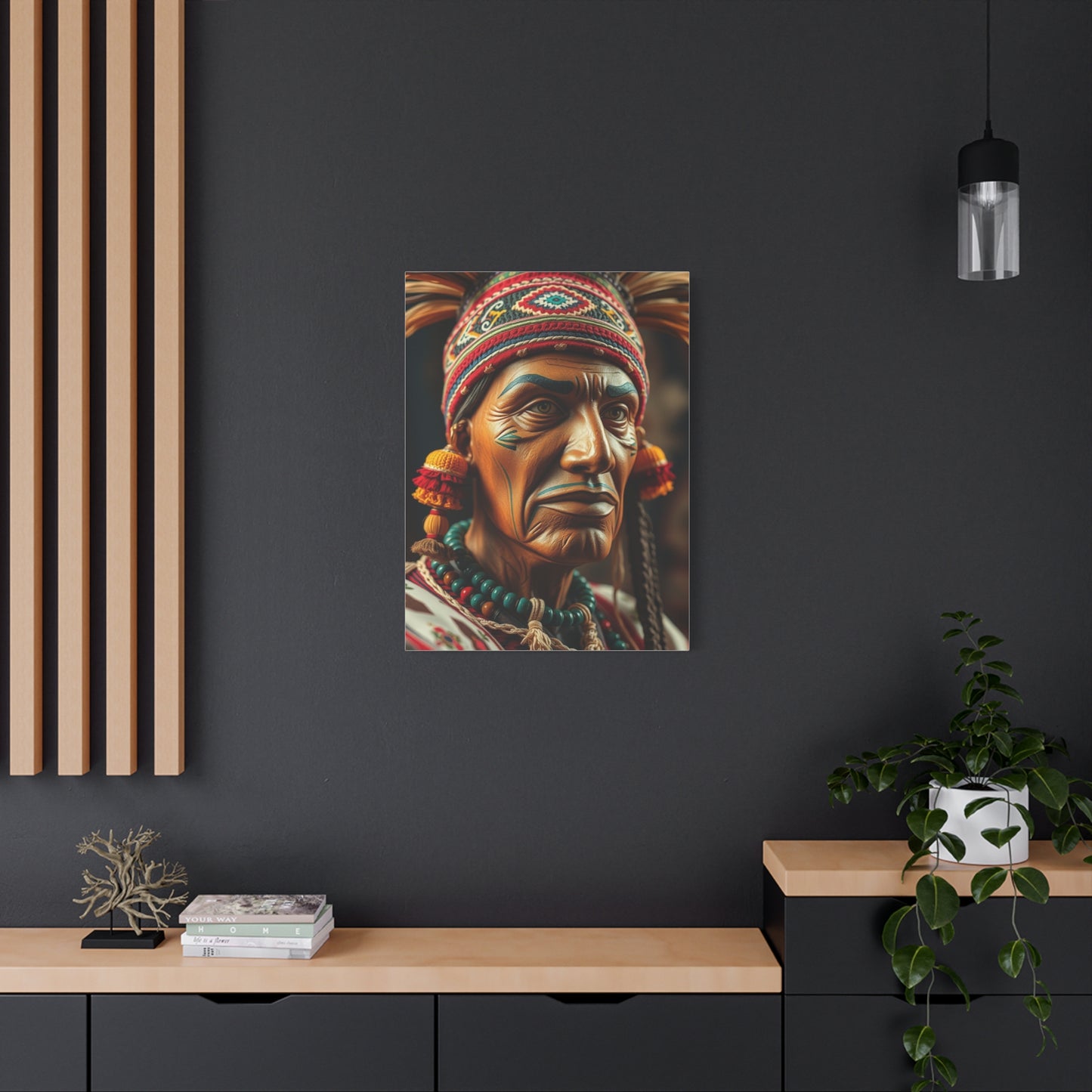 Folk Art Refined Canvas Wall Art & Canvas Print