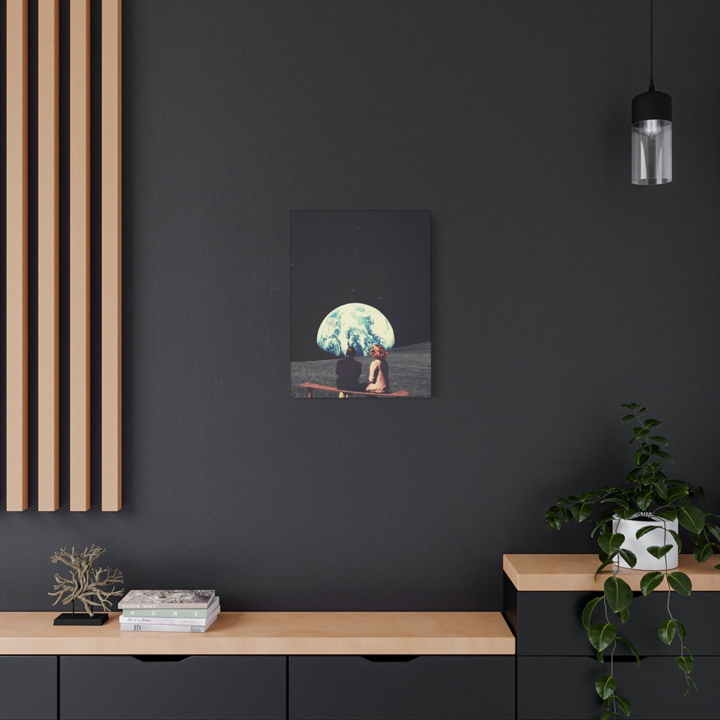 Earth from Moon Wall Art & Canvas Prints