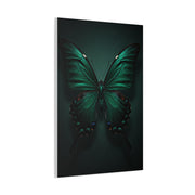 Symmetrical Emerald Butterfly Portrait Wall Art & Canvas Prints