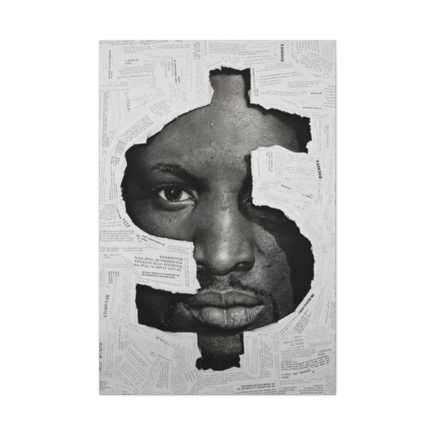 Dollar Sign Mixed Media Wall Art & Canvas Prints