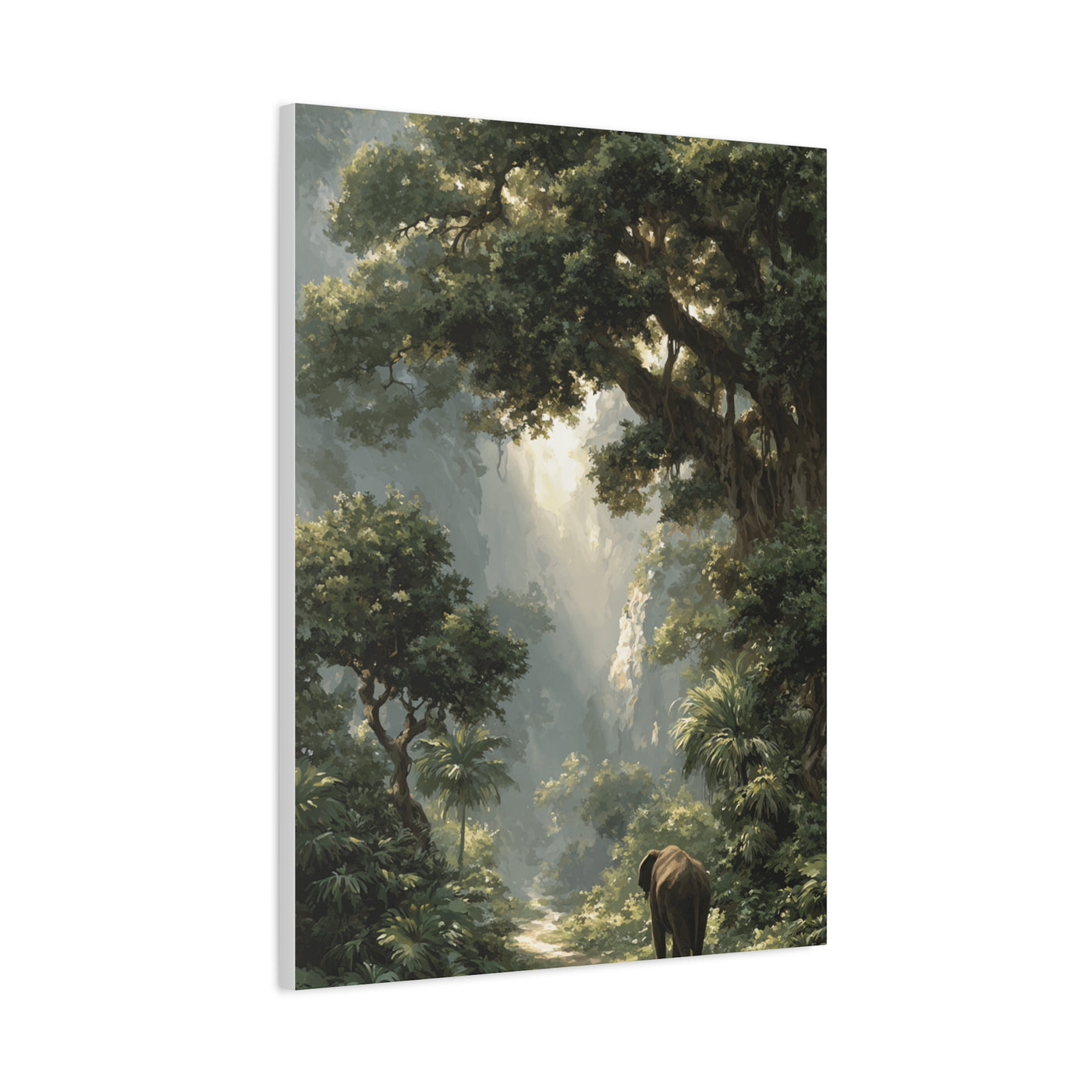 Ornate Royal Indian Elephant Wall Art & Canvas Print