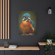 Tender Kingfisher Moment Wall Art & Canvas Prints