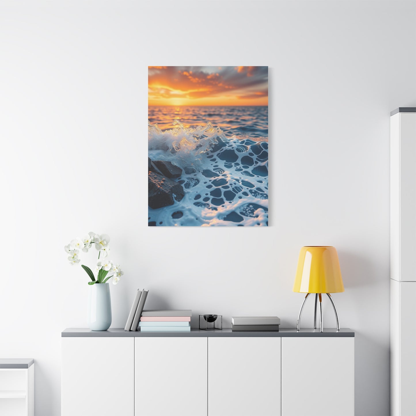 Celestial Tides Canvas wall art & canvas print