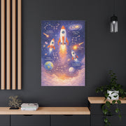 Space Explorer Rockets & Constellations – Wall Art & Canvas Print