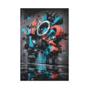 Phygital Abstract Graffiti Composition Street Wall Art & Canvas Print
