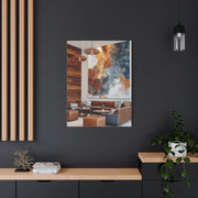 Luxury Earth Abstract Hotel Lobby Wall Art & Canvas Print