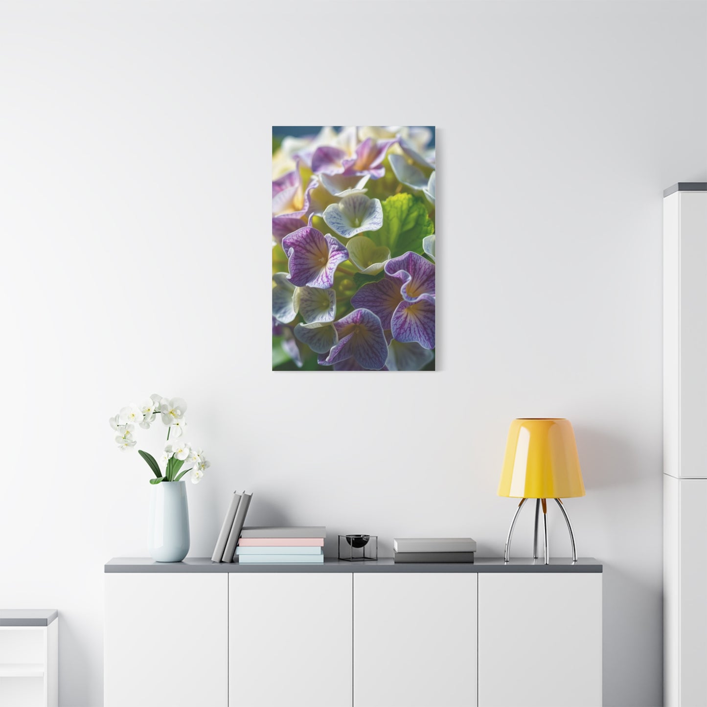 Hydrangea Flower Art Supreme Canvas Wall Art & Canvas Print
