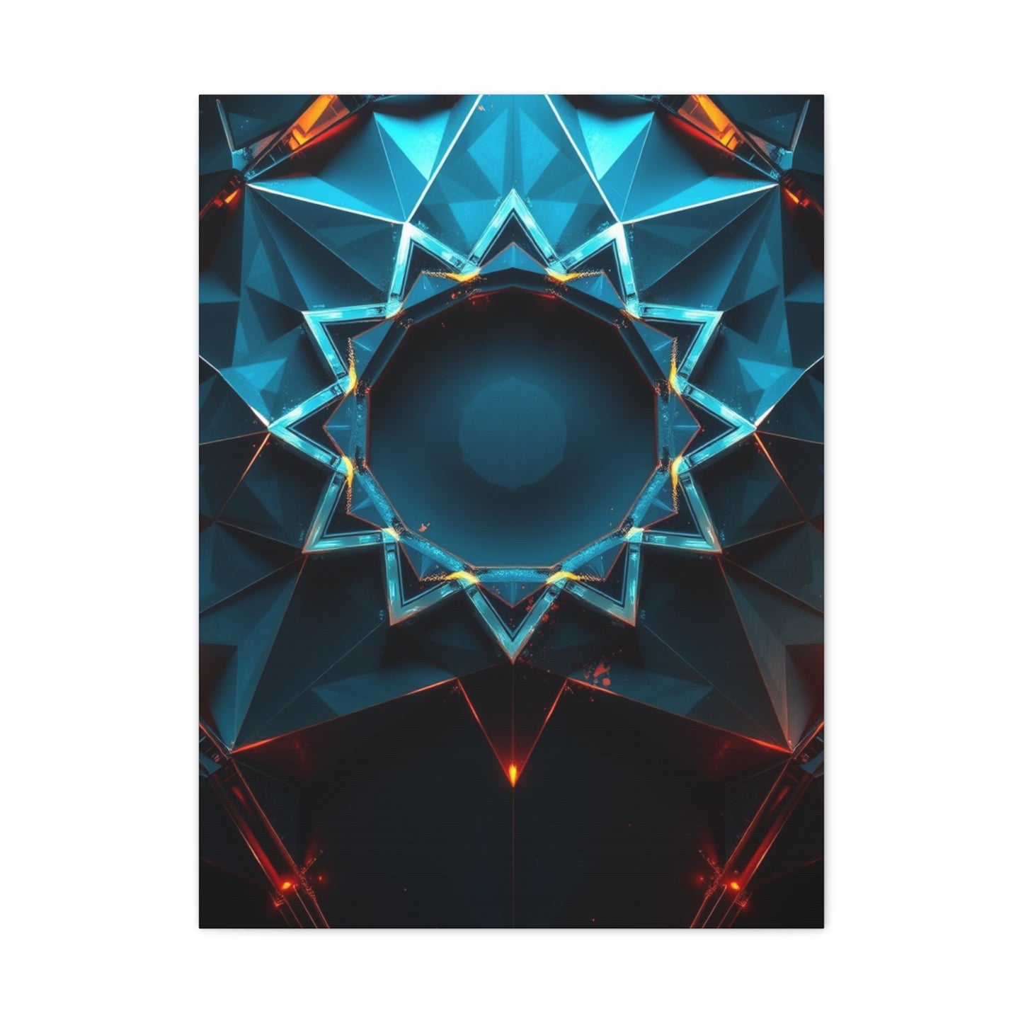 Geometric Vortex Elegance Wall Art & Canvas Print