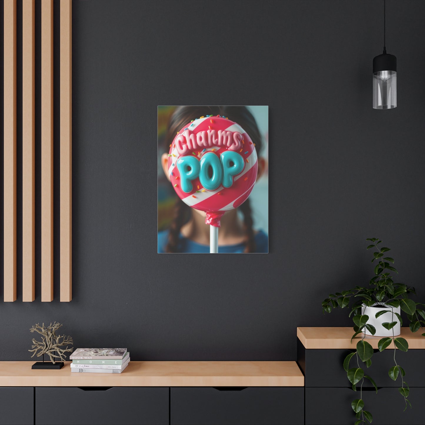 Sophisticated Candy Whirl Wall Art & Canvas Print