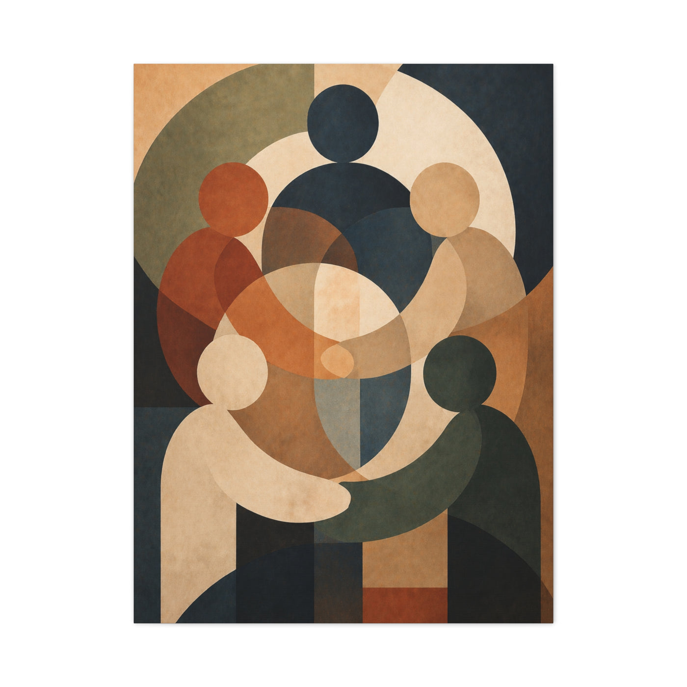 Corporate Unity Circle Composition Wall Art & Canvas Print