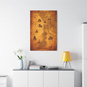 Antique Coastal Exploration Chart Wall Art & Canvas Prints
