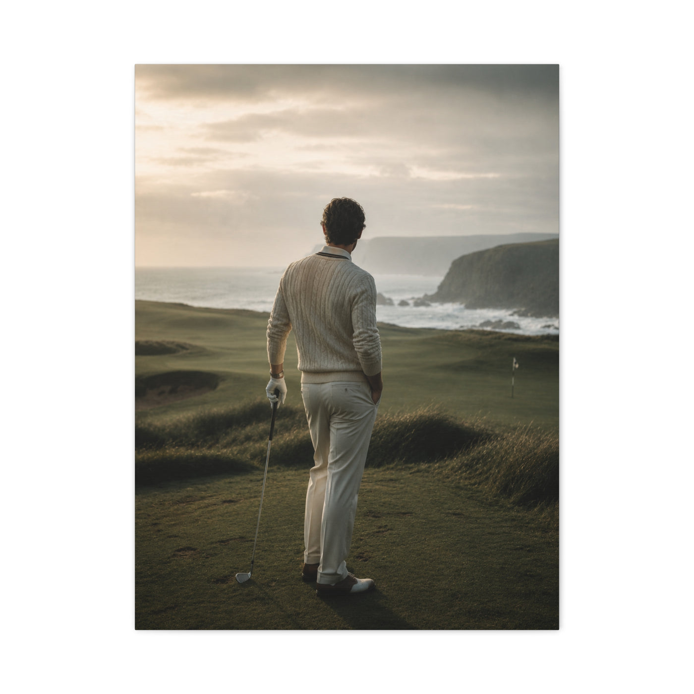 Old Money Coastal Golf Sports Wall Art & Canvas Print