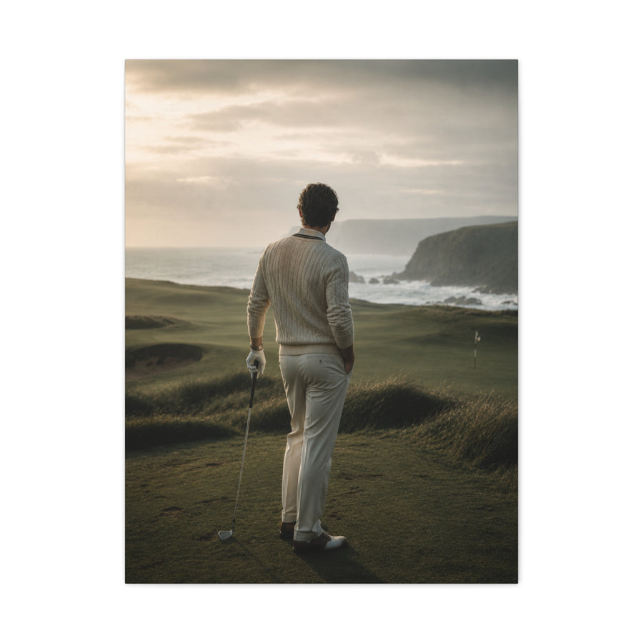 Old Money Coastal Golf Sports Wall Art & Canvas Print