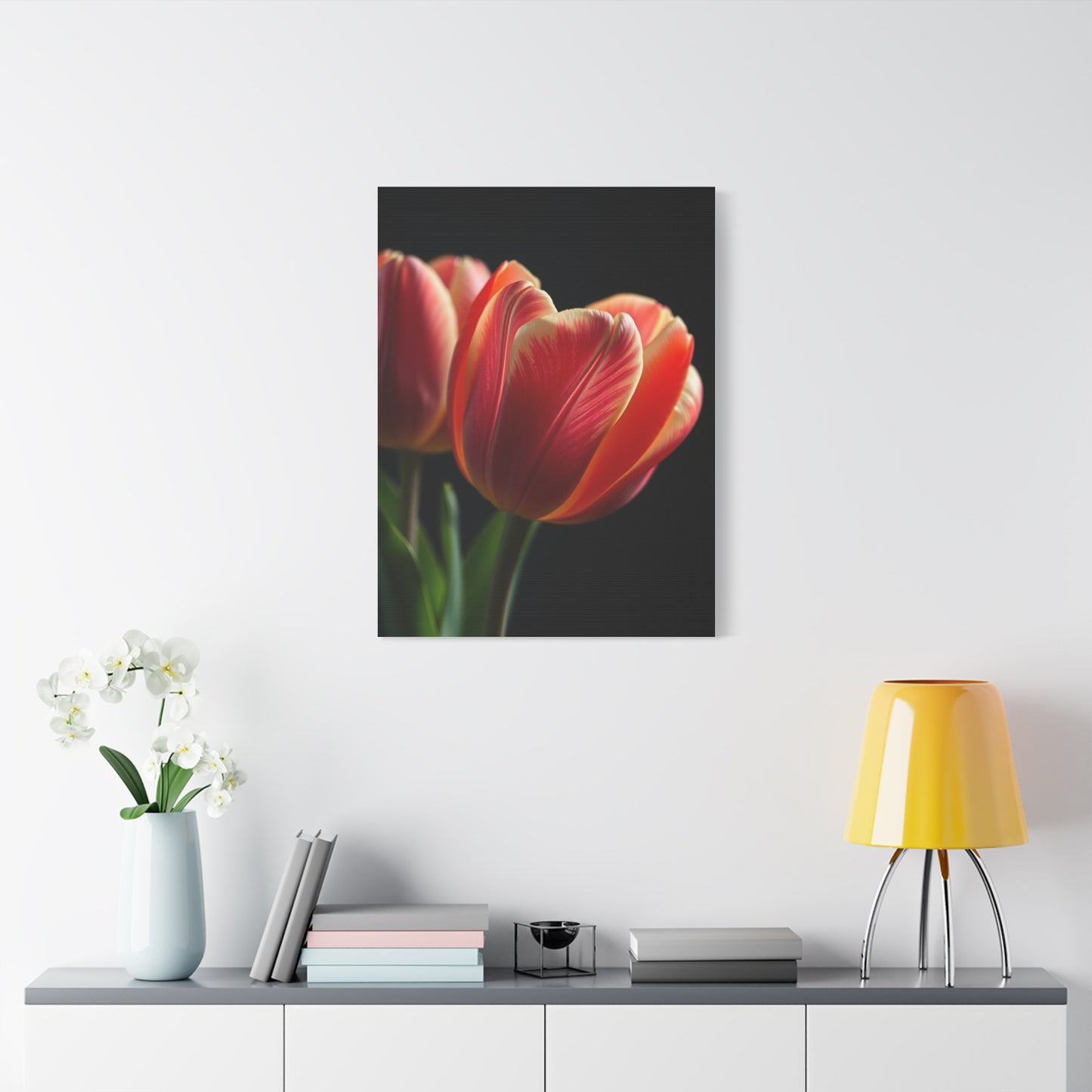 Tulip Flower Art Supreme Canvas Wall Art & Canvas Print