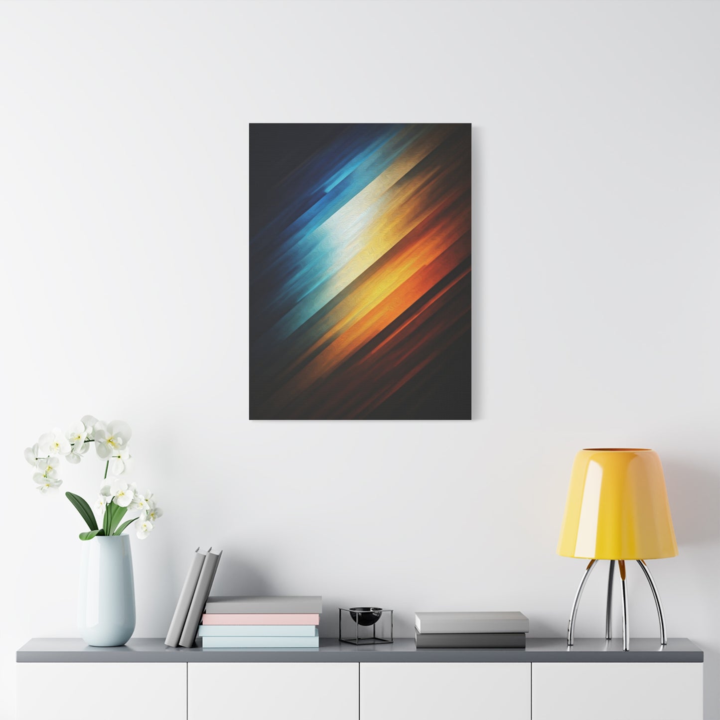 Diagonal Light Fusion Abstract Wall Art & Canvas Prints