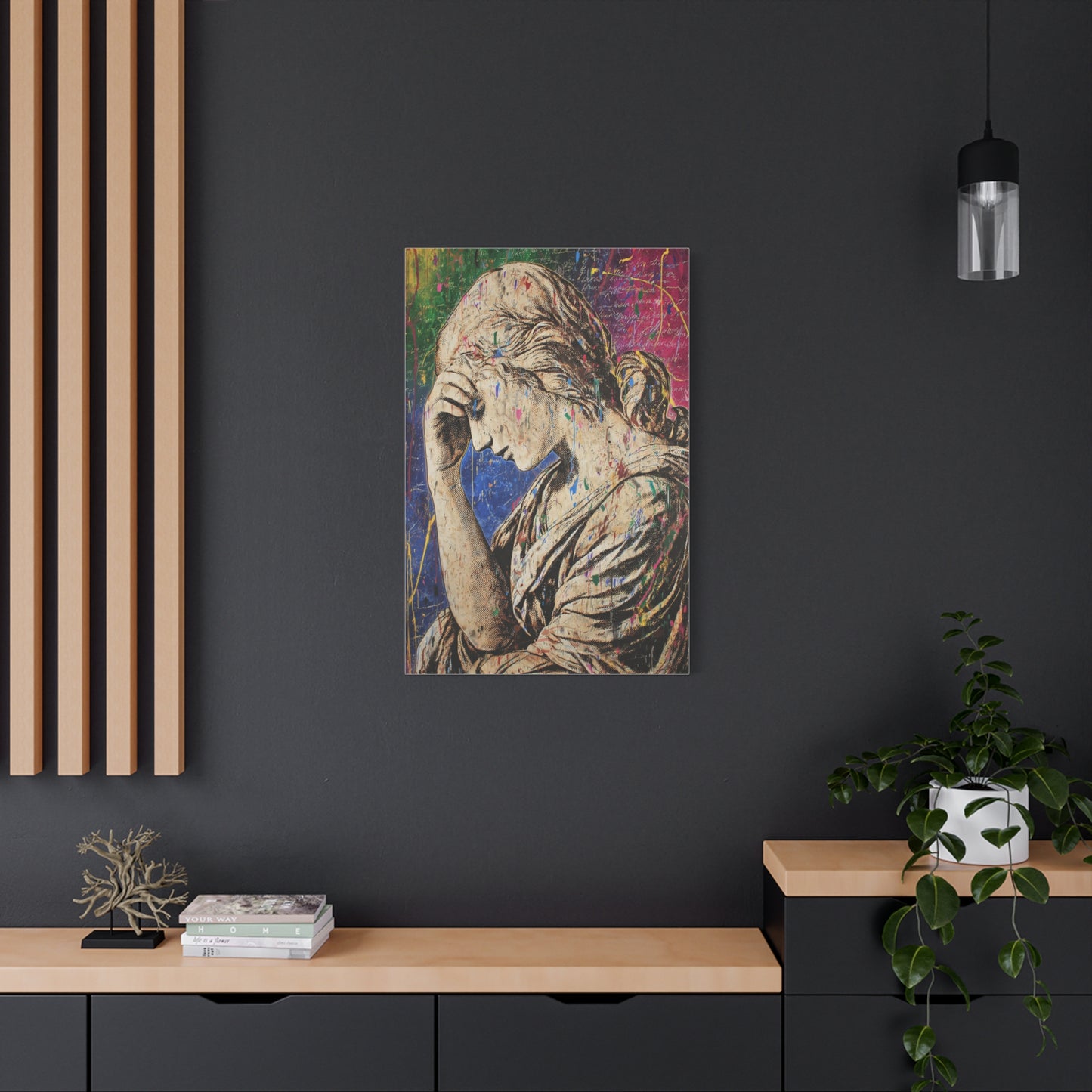 Graffiti Renaissance Sculpture Wall Art & Canvas Print