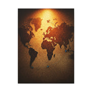 World Journey Aviation Map Wall Art & Canvas Prints