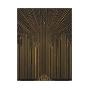 Radiant Art Deco Skyline Wall Art & Canvas Prints