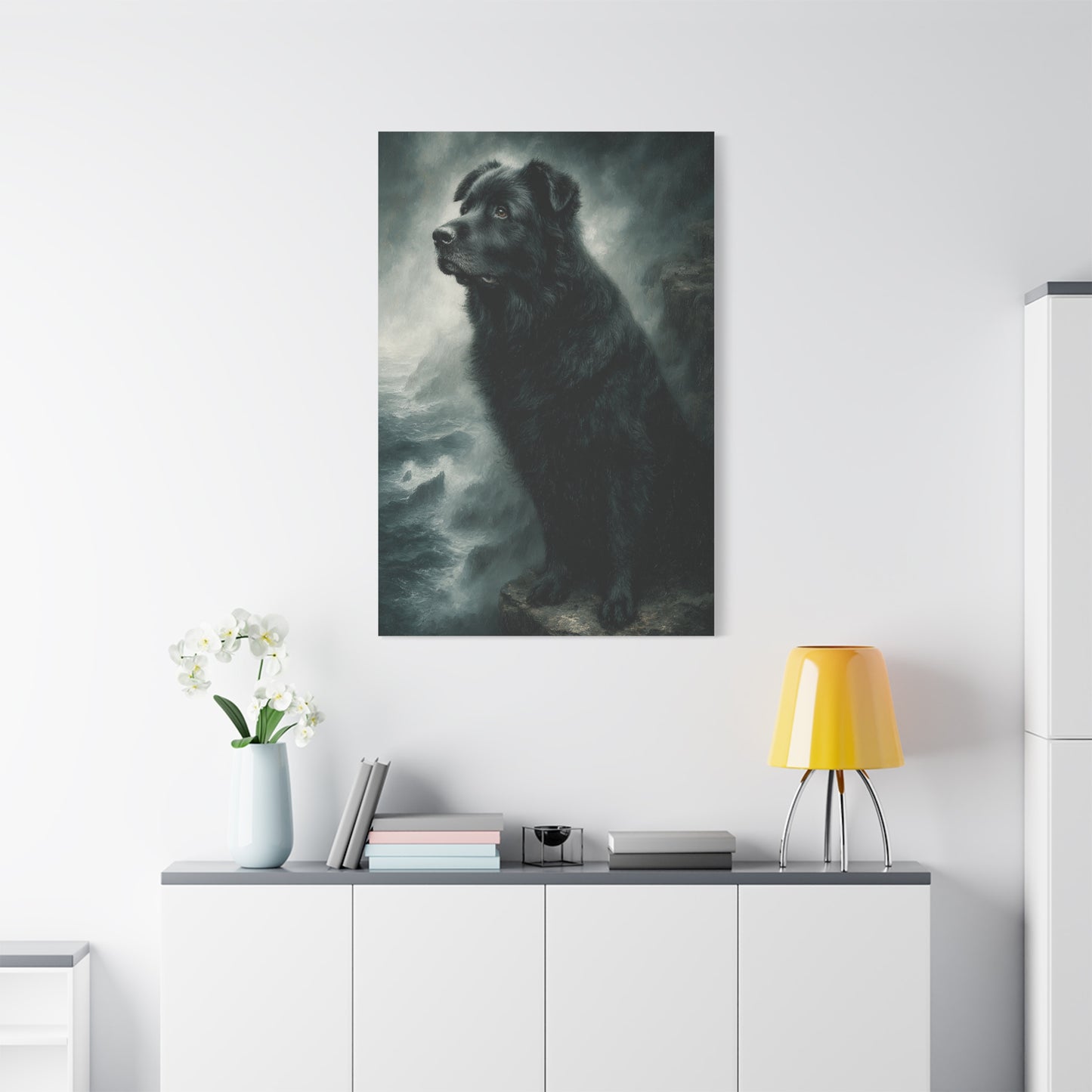 Newfoundland Storm Coast Guardian Wall Art & Canvas Print
