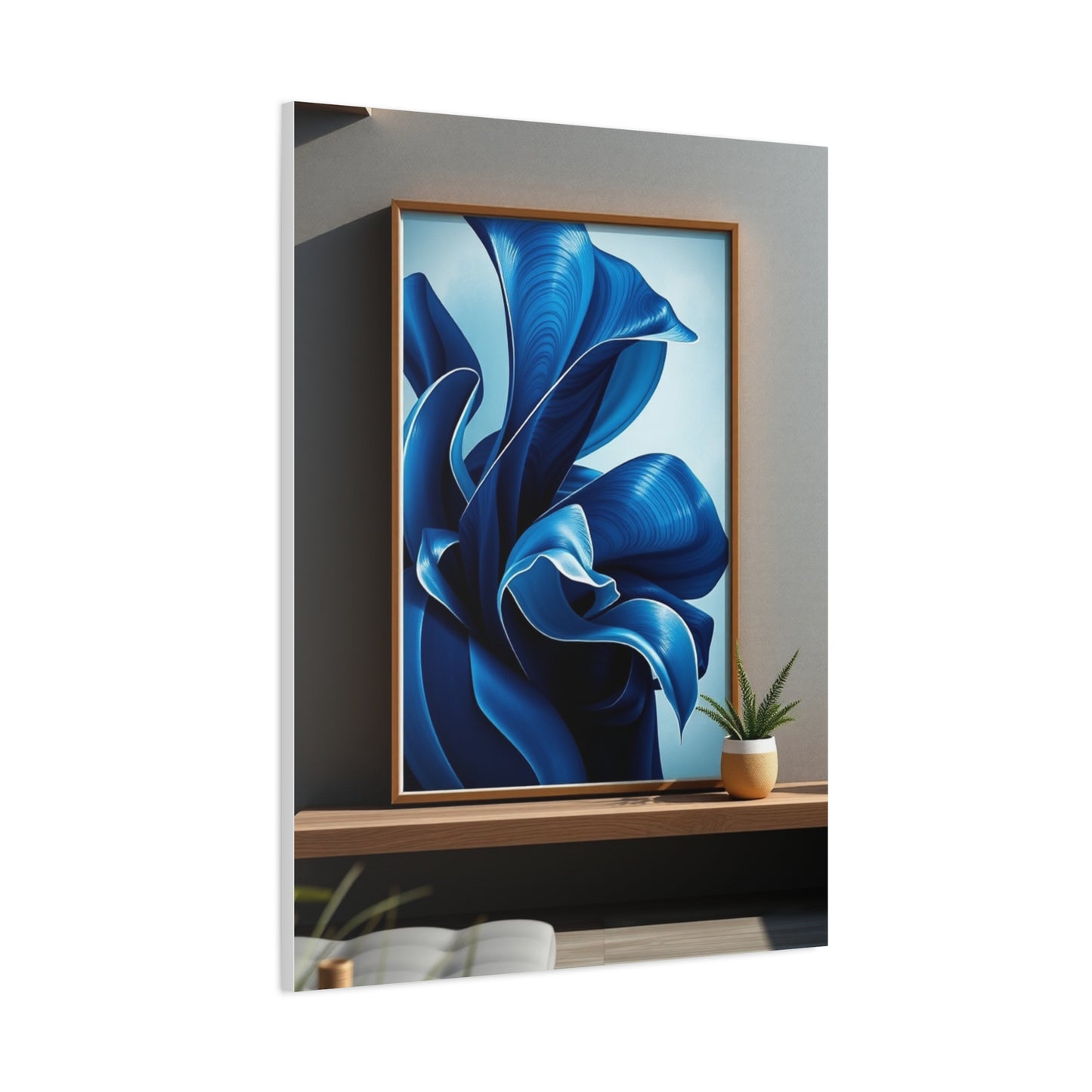 Navy Blue Art Supreme Canvas Wall Art & Canvas Print