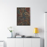 Graffiti Tapestry Collage Street Wall Art & Canvas Print