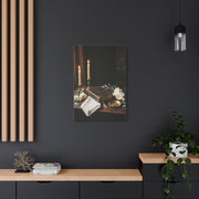 Faith & Union Candlelit Still Life Wall Art & Canvas Print