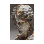 Marble And Gold Kintsugi Sculpture Wall Art & Canvas Print
