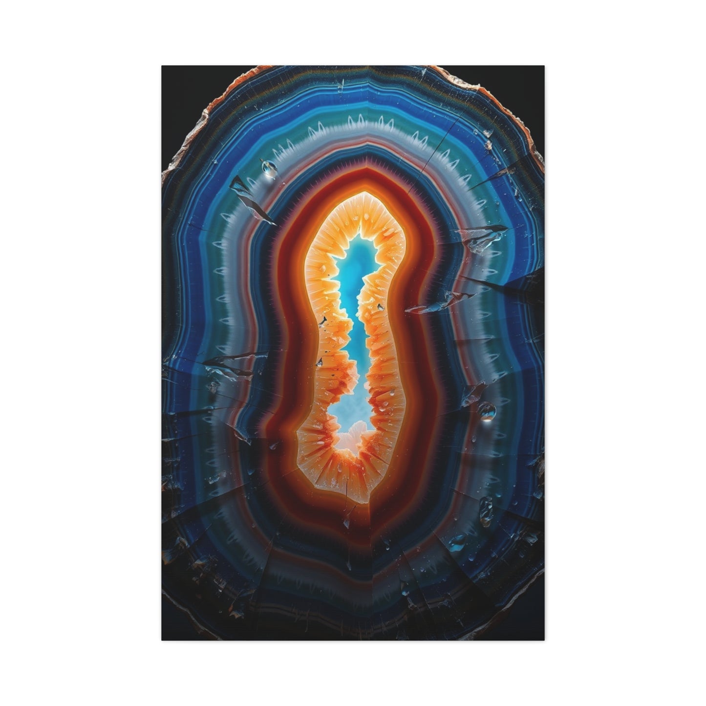 Agates, Geodes & Minerals Art Artisan Canvas Wall Art & Canvas Print