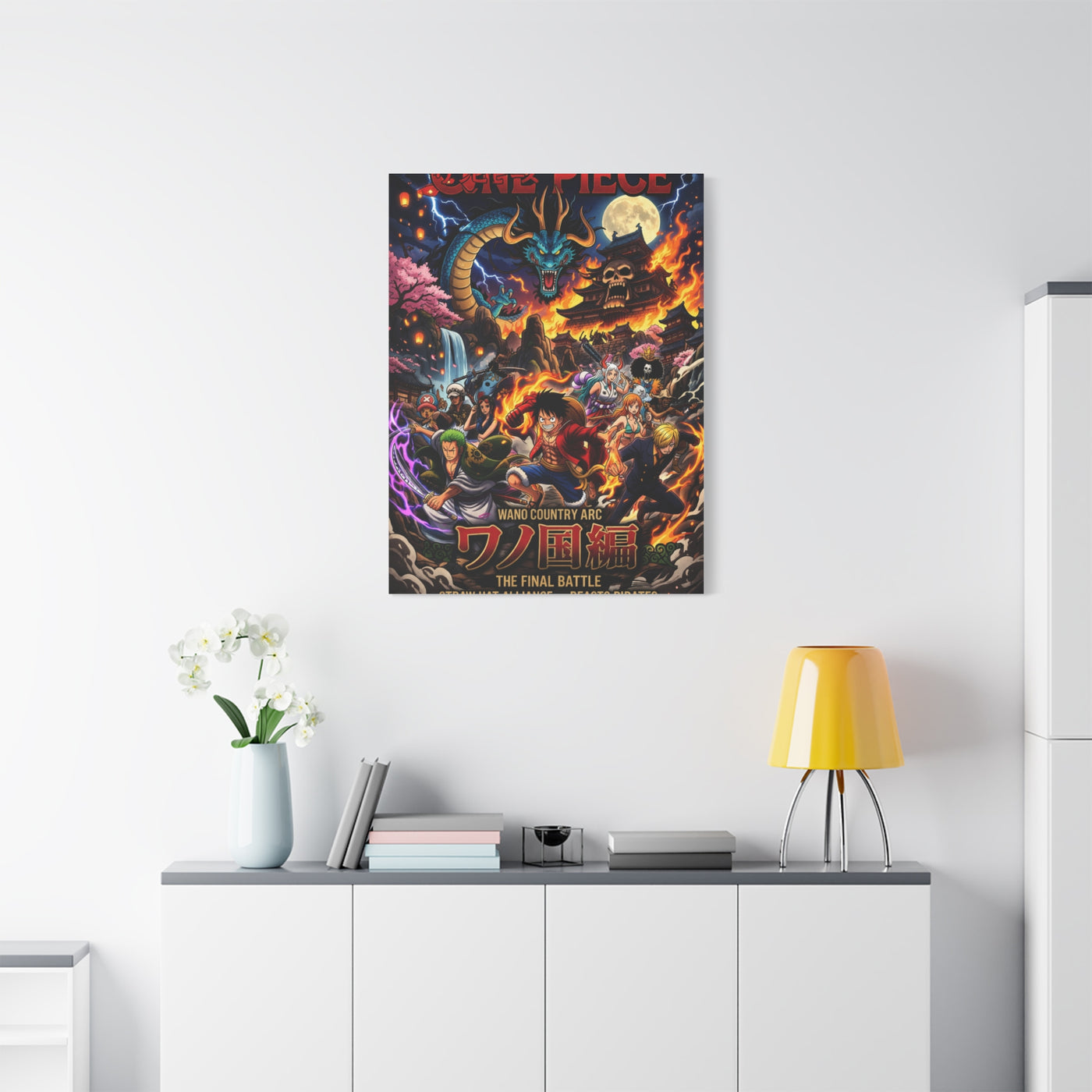 One Piece Wano Country Arc Final Battle Poster Wall Art & Canvas Print