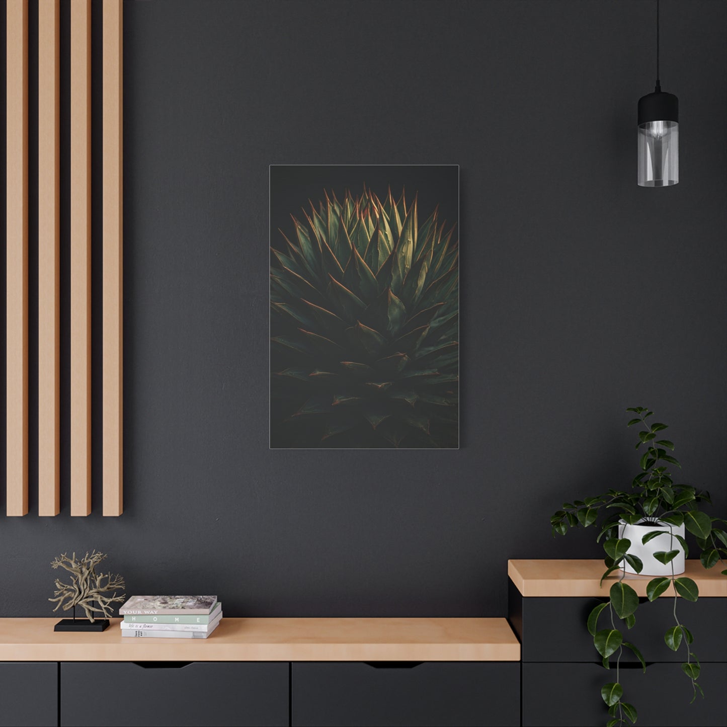 Emerald Agave Close-Up Wall Art & Canvas Prints