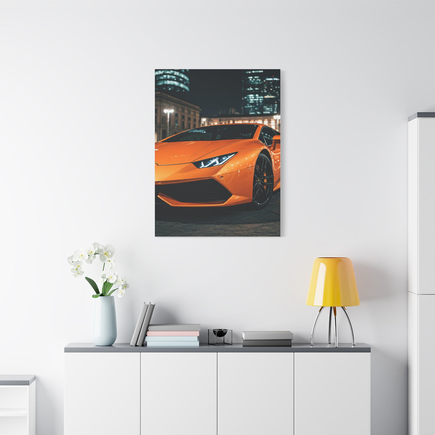 Lamborghini Huracán Urban Luxury Close Up Wall Art & Canvas Prints