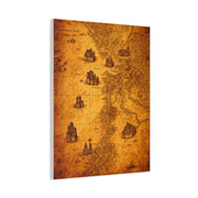 Antique Coastal Exploration Chart Wall Art & Canvas Prints