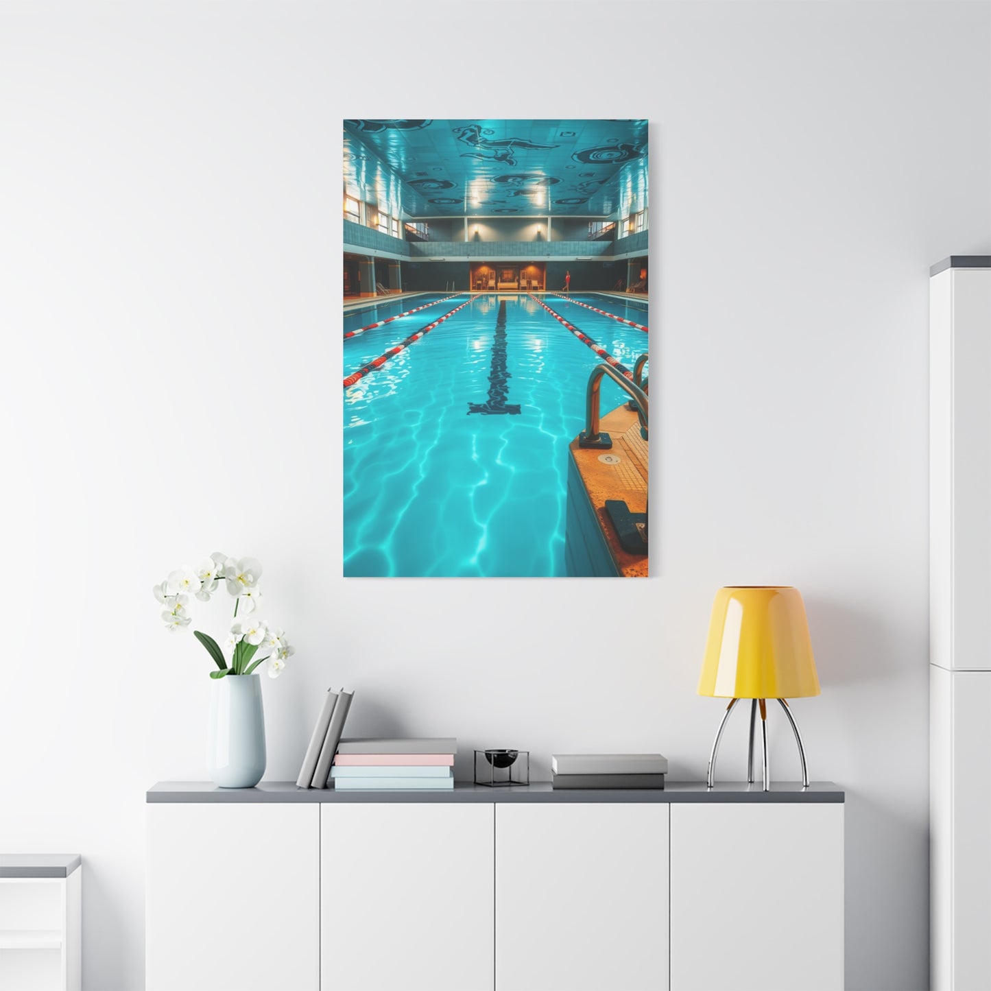 Vision Swimming Pool Art Art Wall Art & Canvas Print