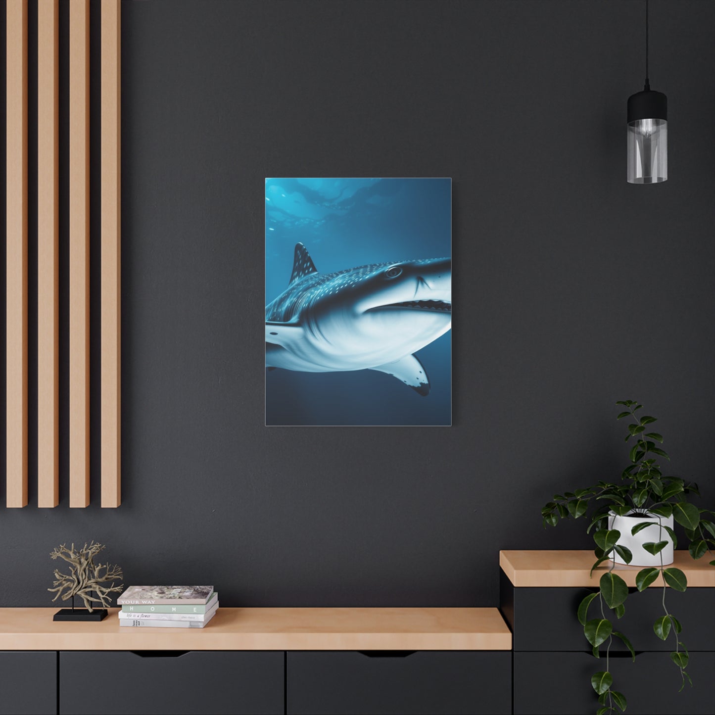 Supreme Whale Shark Art Beautiful Collection Wall Art & Canvas Print