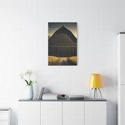 Minimal Rustic Barn Under Evening Sky Wall Art & Canvas Prints
