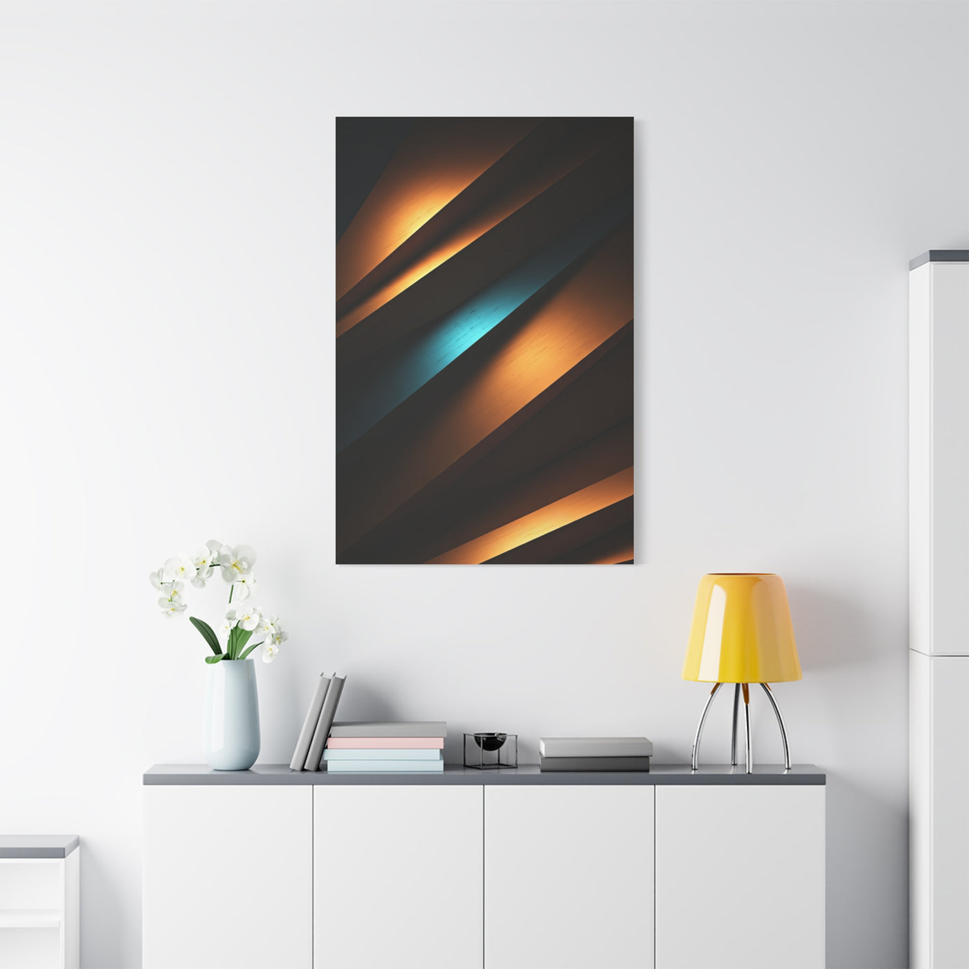 Midnight Alloy Geometry Wall Art & Canvas Prints