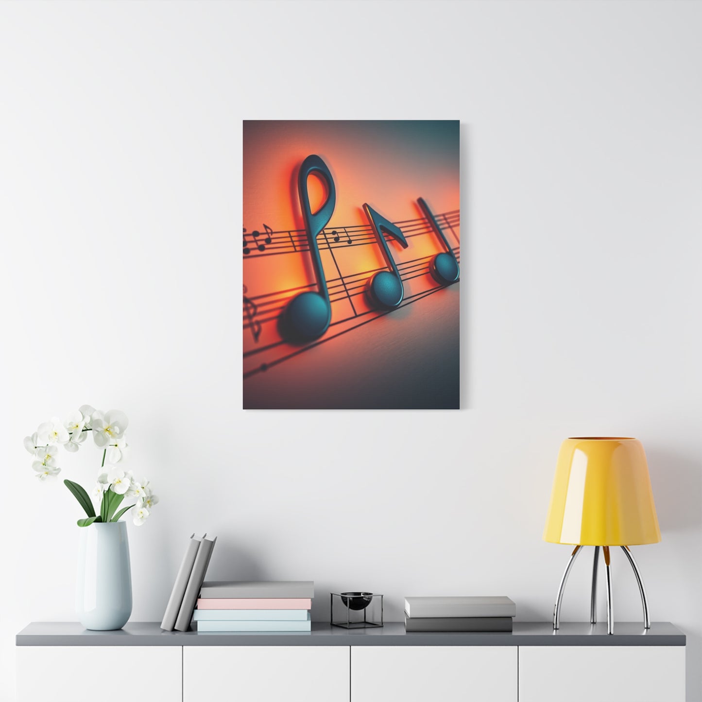 Musical Notes Art Supreme Canvas Wall Art & Canvas Print