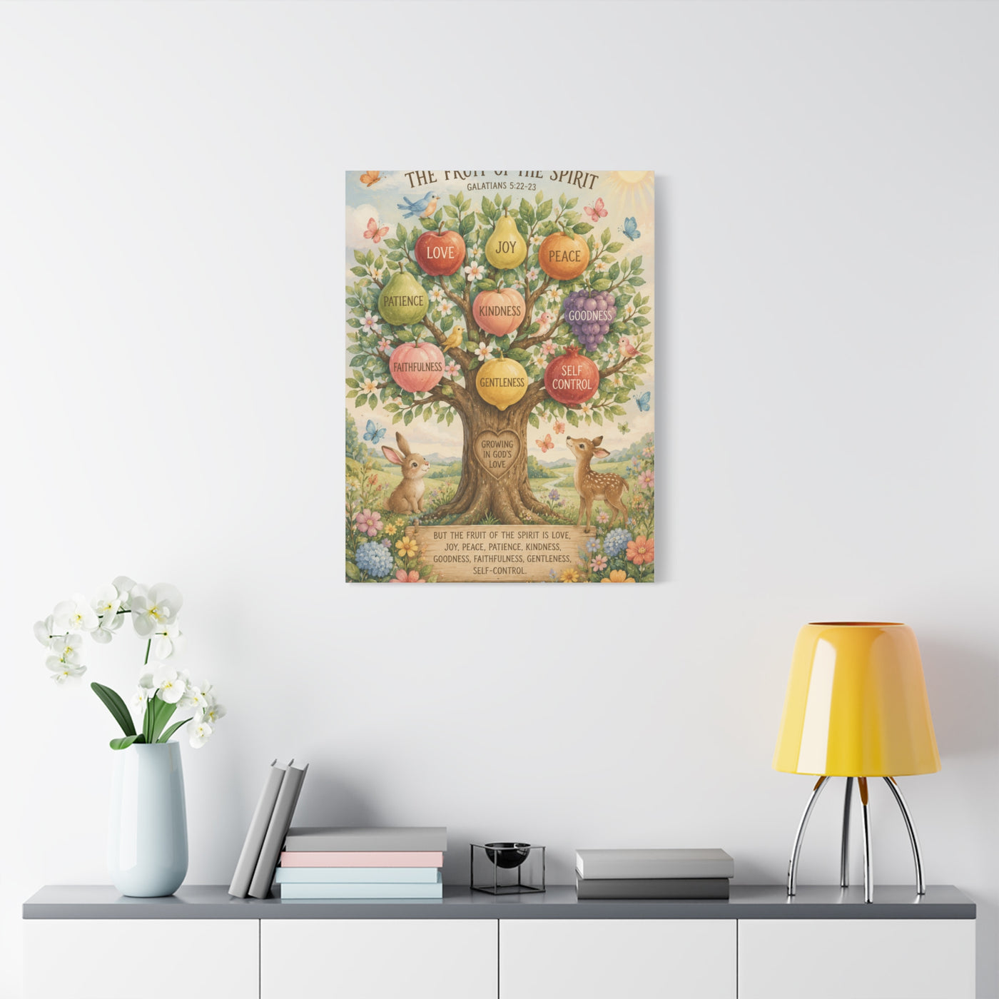 Fruit of the Spirit Children’s Scripture Wall Art & Canvas Print