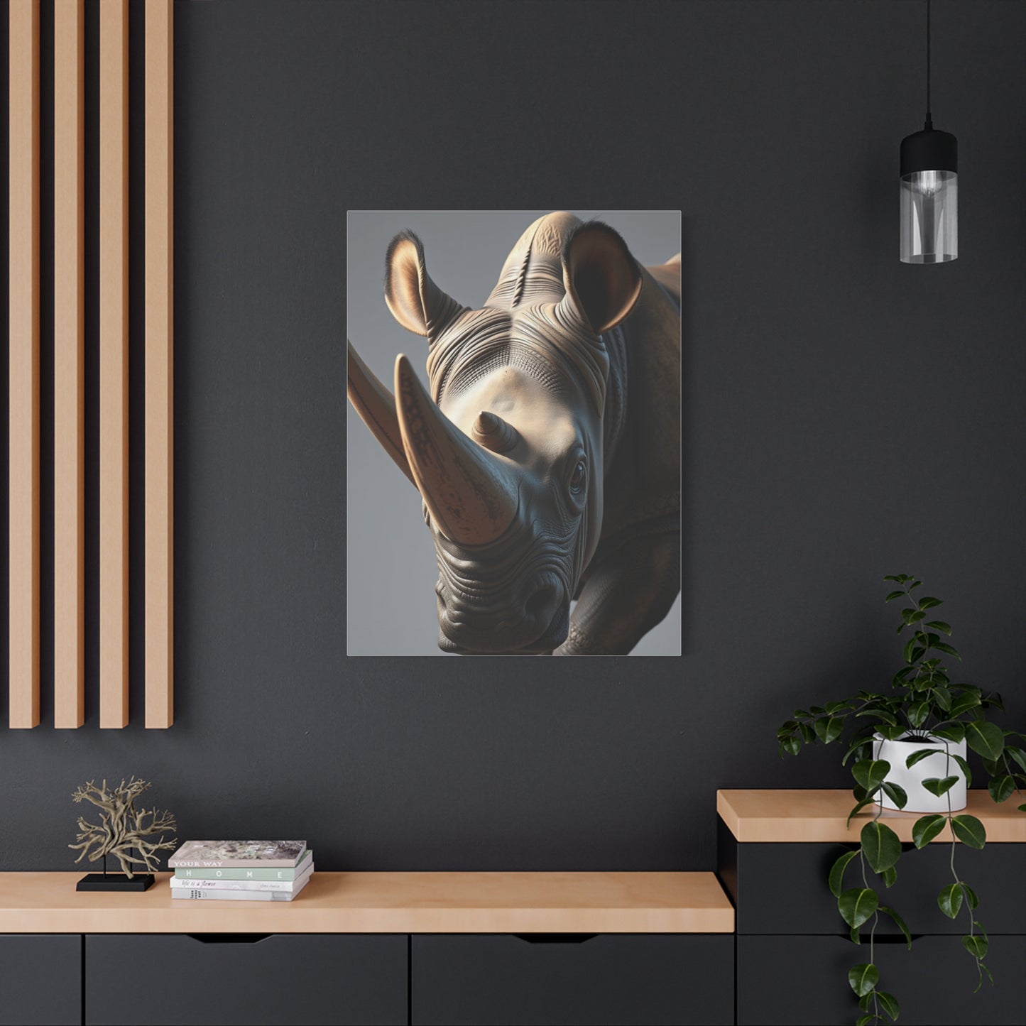 Supreme Rhinoceros Art Beautiful Collection Wall Art & Canvas Print