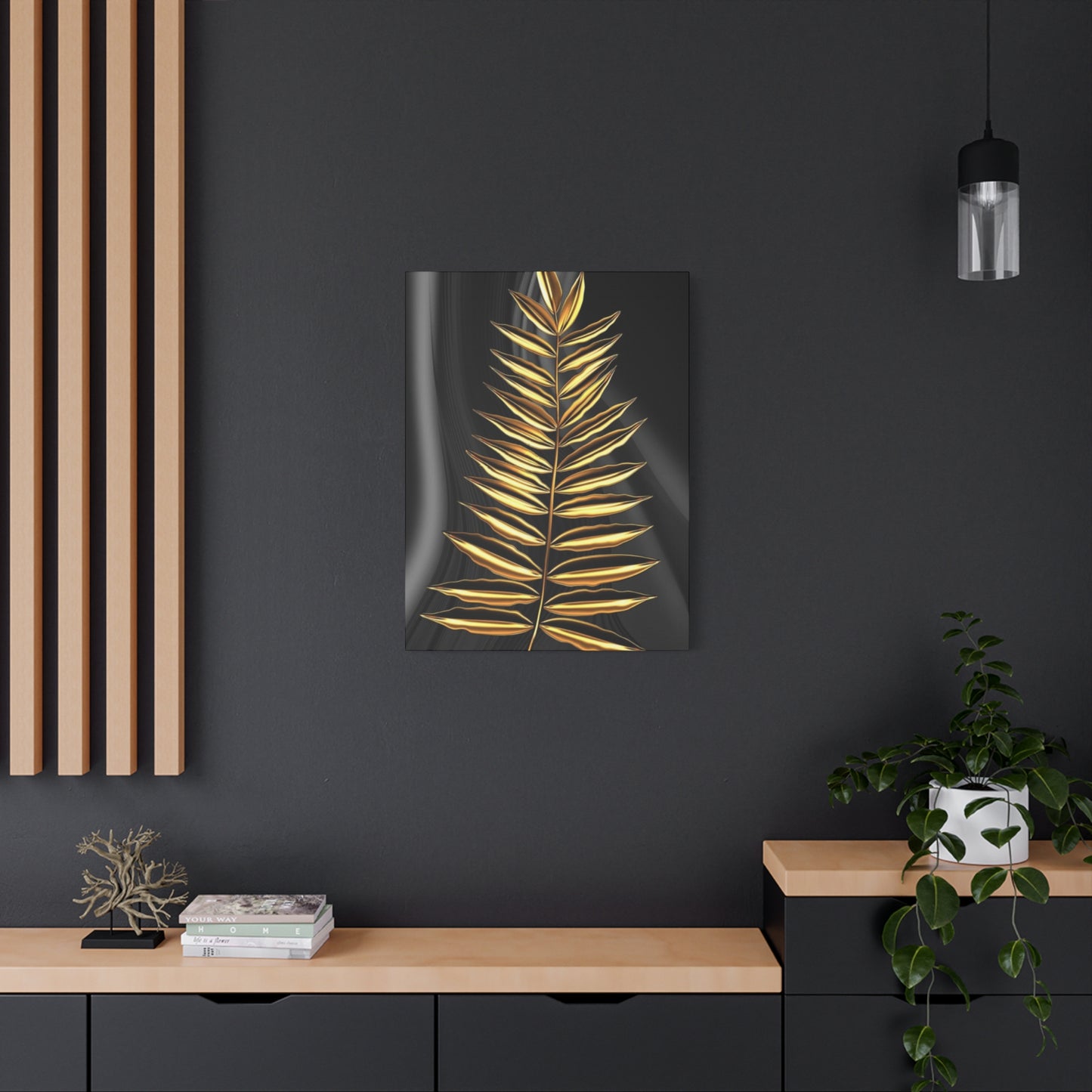 Golden Leaf Wall Art & Canvas Prints