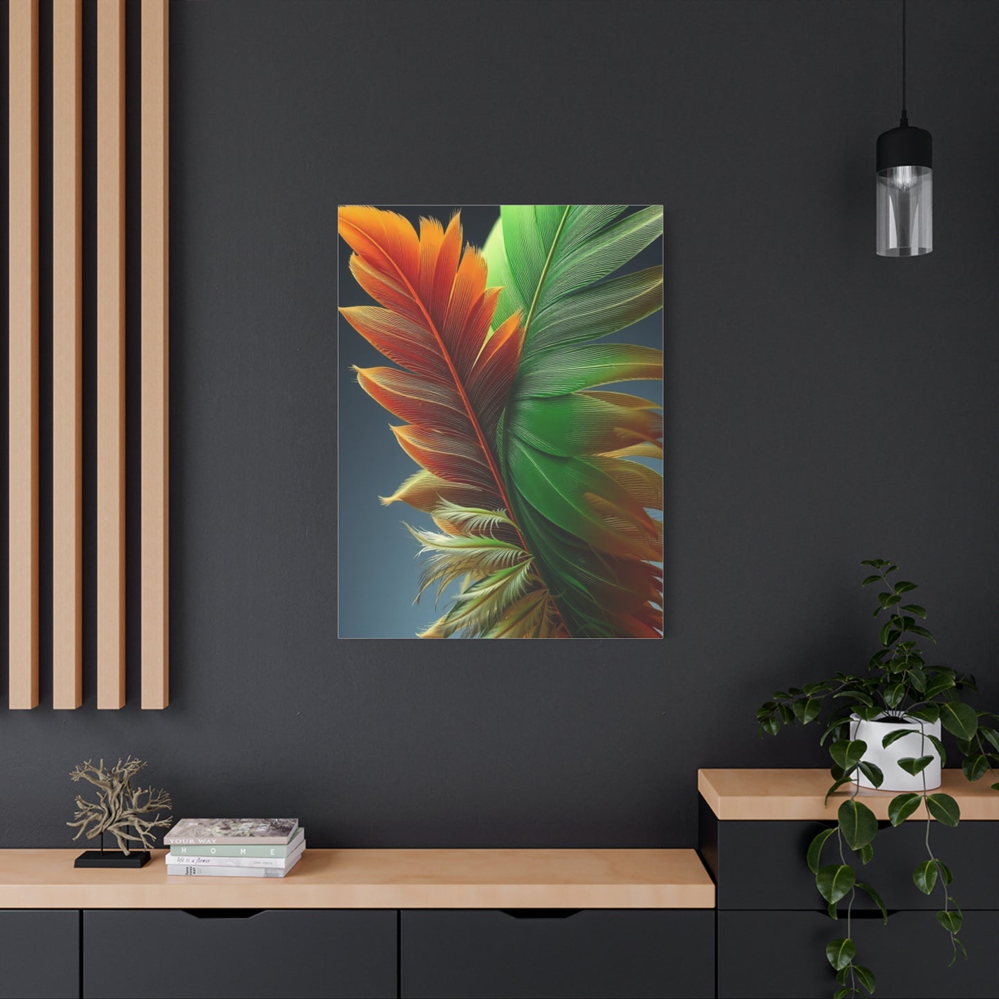 Supreme Feather Art Beautiful Collection Wall Art & Canvas Print