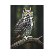 Majestic Owl Perch Wall Art & Canvas Prints