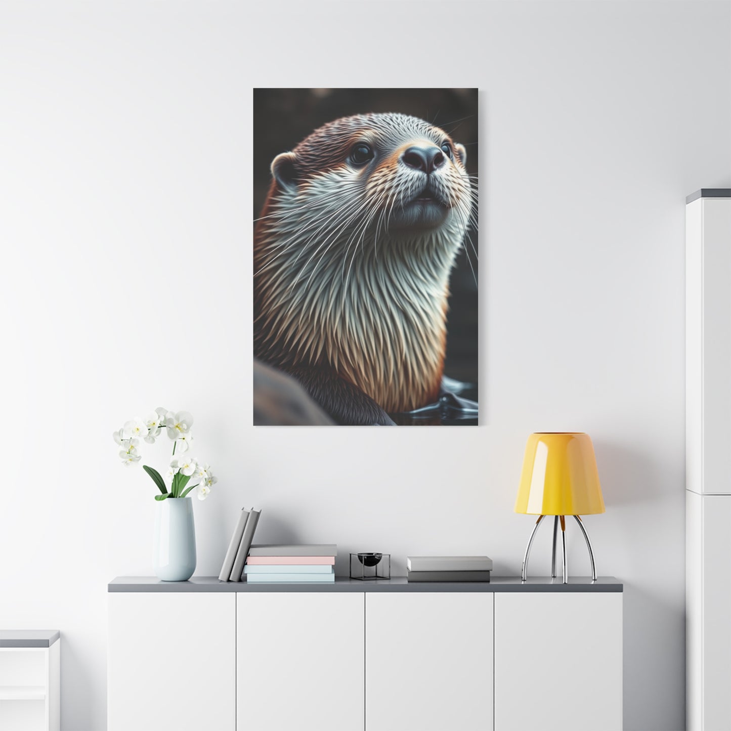 Supreme Otter Art Beautiful Collection Wall Art & Canvas Print