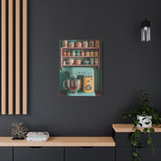 Vintage Pastel Kitchen Mixer Display Wall Art & Canvas Print